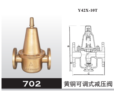 黄铜可调式减压阀